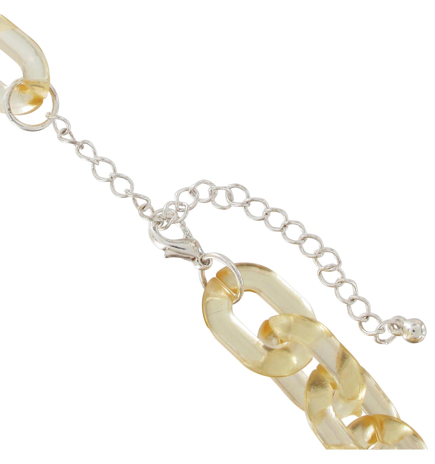 Sailor Yellow Anchor Captains Wheel Chunky Chain Pendant Necklace