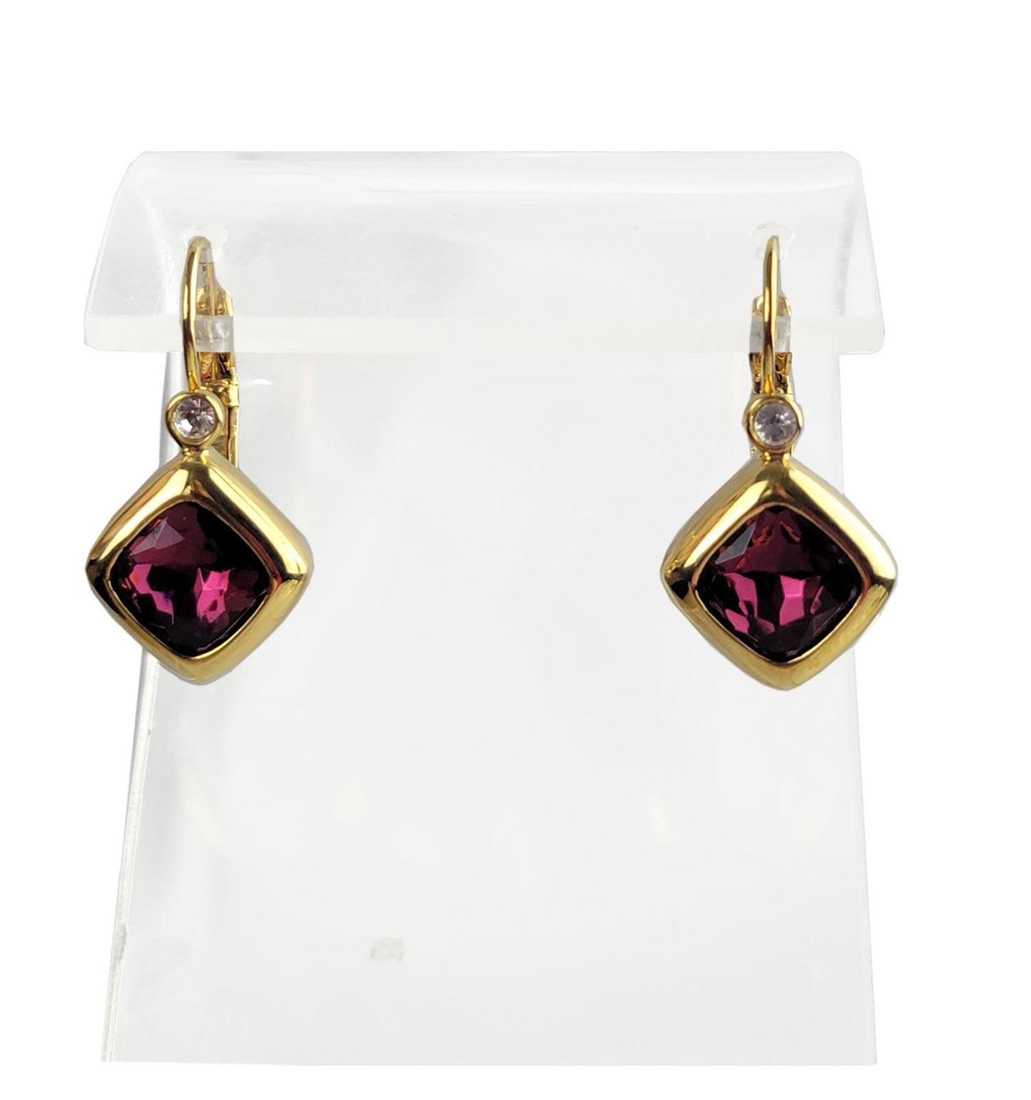 Joan Rivers Gold Tone LeverBack Interchangeable Pierced Earrings NWT NIB
