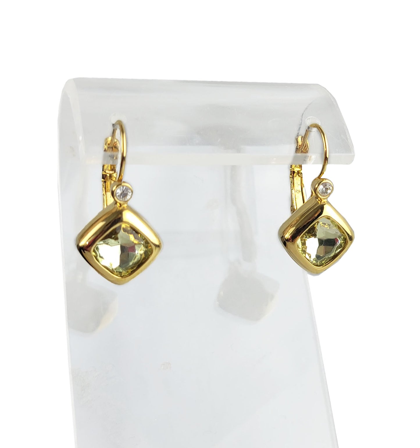 Joan Rivers Gold Tone LeverBack Interchangeable Pierced Earrings NWT NIB